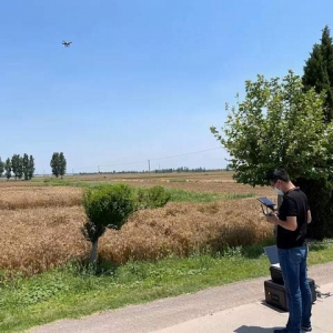 即墨：無人機(jī)巡航 “助戰(zhàn)”秸稈禁燒