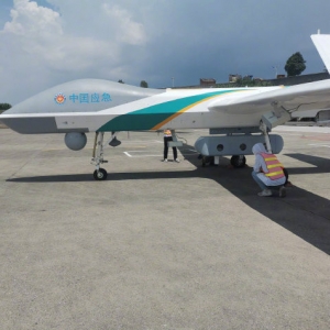 “翼龍”無人機為河南受災區提供通訊服務