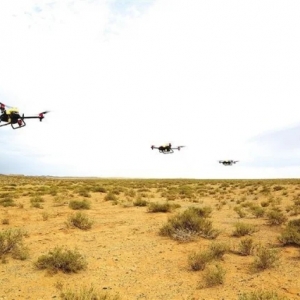 臨澤：無人機防蟲害