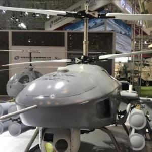 金雕無人直升機八聯裝反坦克導彈，可齊射192枚彈頭